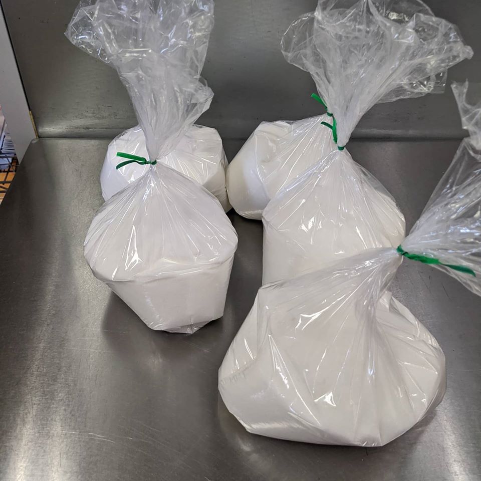 granulated sugar and 4 lb bags of all purpose flour