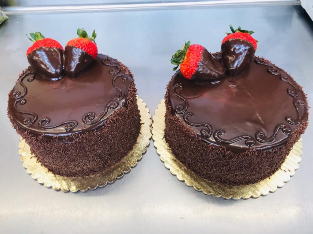 Strawberry mousse cake