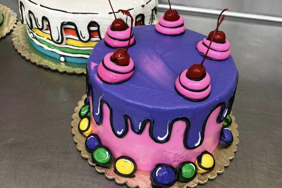 Cartoon style cakes