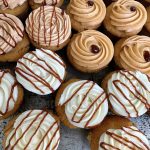 Pumpkin cupcakes with pumpkin cream cheese