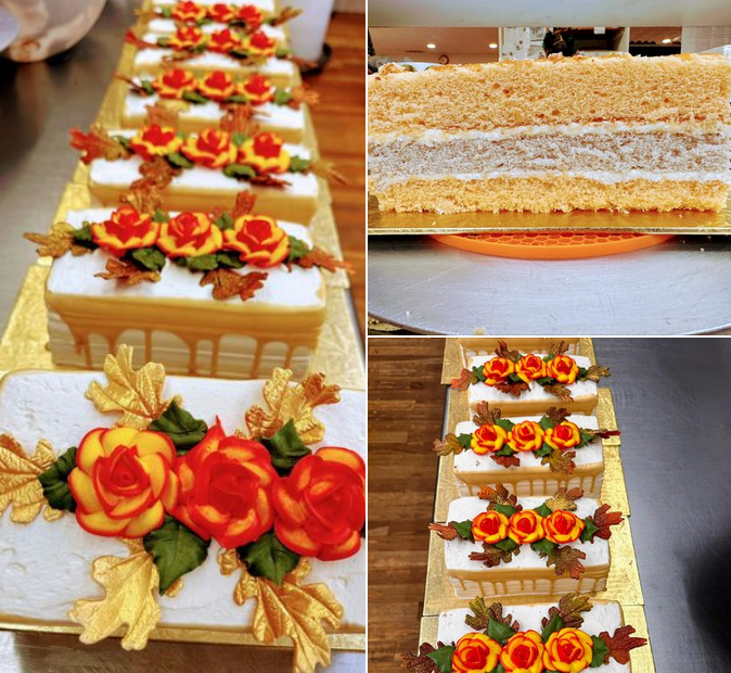 A beautiful and delicious center piece