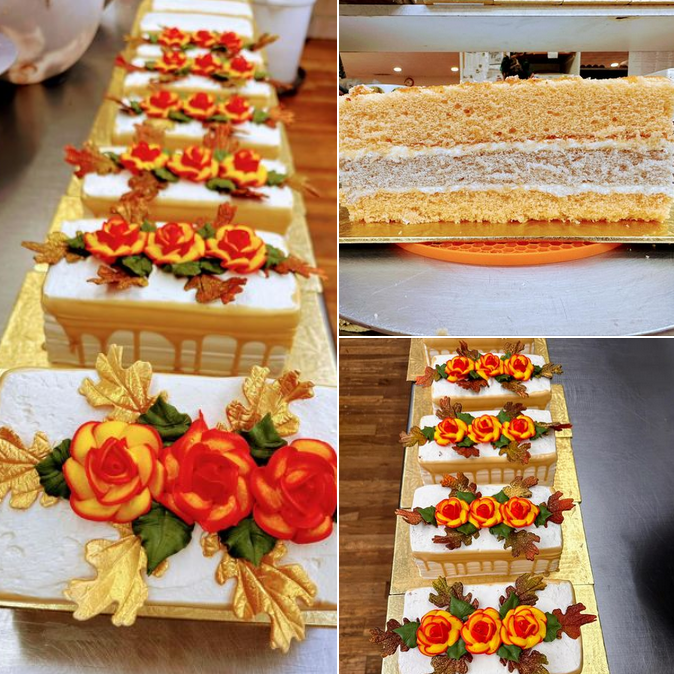 A beautiful and delicious center piece