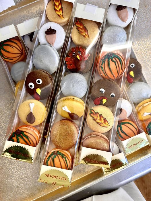 Thanksgiving macarons