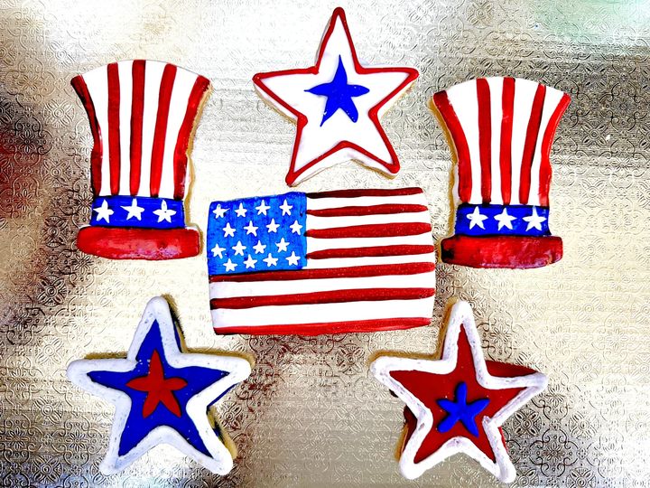 4th of July cookies