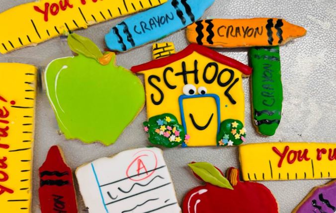 Back to school cookies