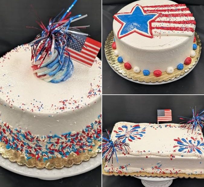 4th of July celebration with Cake