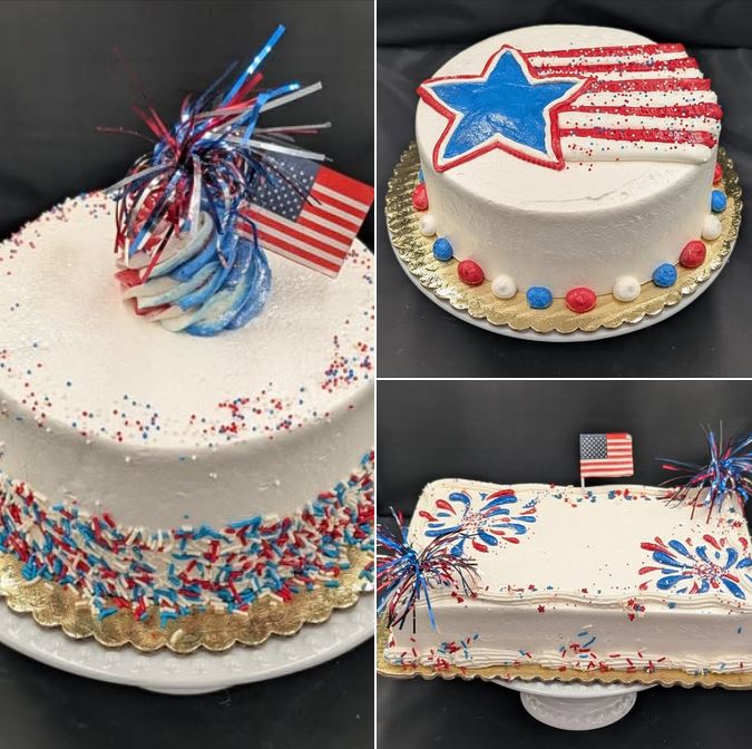 4th of July celebration with Cake