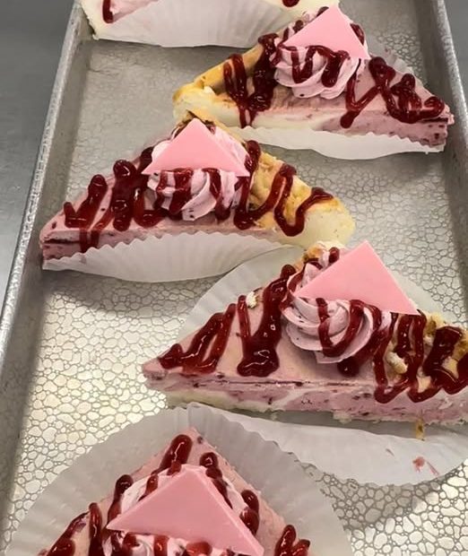 Raspberry cheesecake
