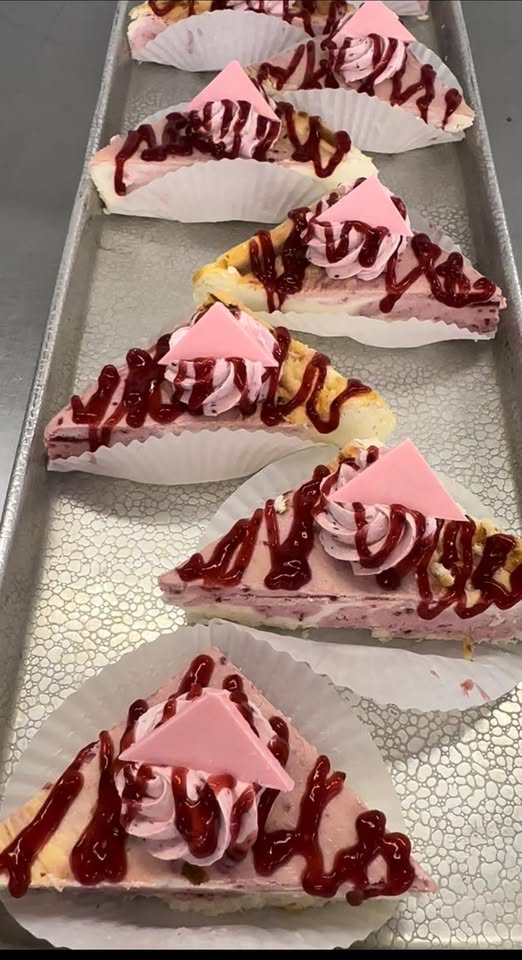 Raspberry cheesecake
