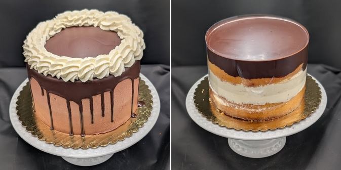 Boston Cream Cake and Pie