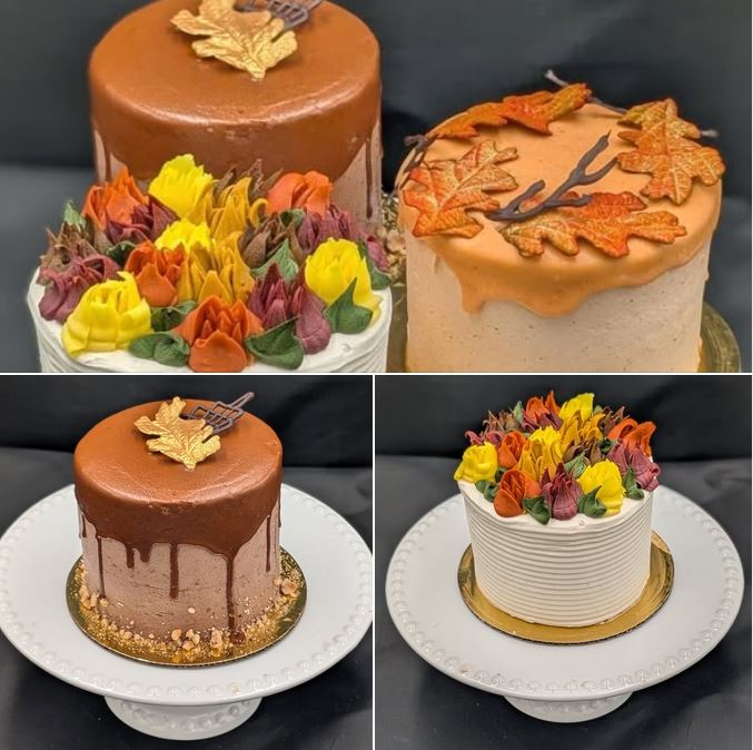 4 inch cakes for the fall