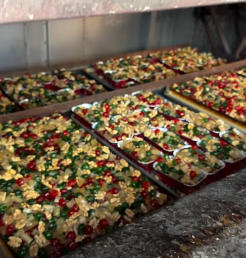 Fruit cake is ready