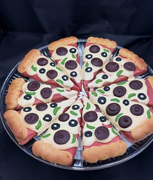 pizza - Decorated cookies