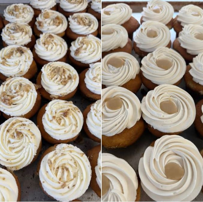 Banana cupcake